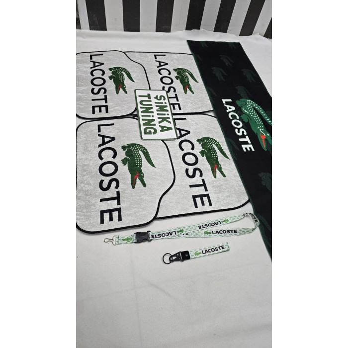 DEKOR OTOMOBİL TORPİDO HAVLUSU GÖĞÜS HALISI VE KAYMAZ TABAN HALI PASPAS ÖN VE ARKA TAKIM - AYNA ASKI İPİ VE ANAHTARLIK HEDİYELİ