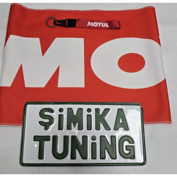 MOTUL KIRMIZI OTOMOBİL TORPİDO HAVLUSU GÖĞÜS HALISI