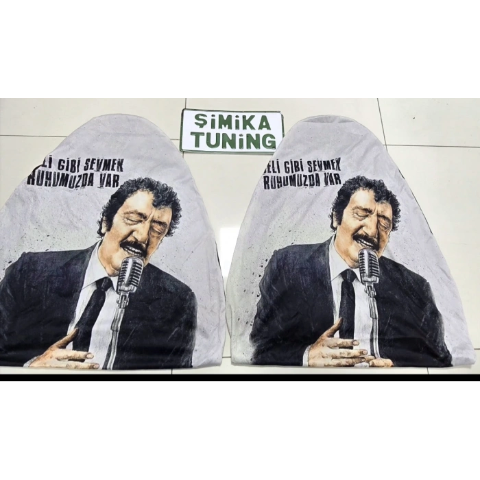 Müslüm 3d Servis Kılıfı 1.kalite Penye ön ve arka takım