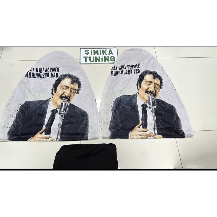 Müslüm 3d Servis Kılıfı 1.kalite Penye ön ve arka takım