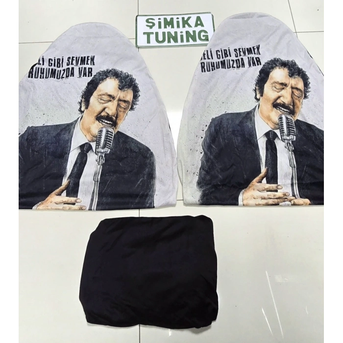 Müslüm 3d Servis Kılıfı 1.kalite Penye ön ve arka takım