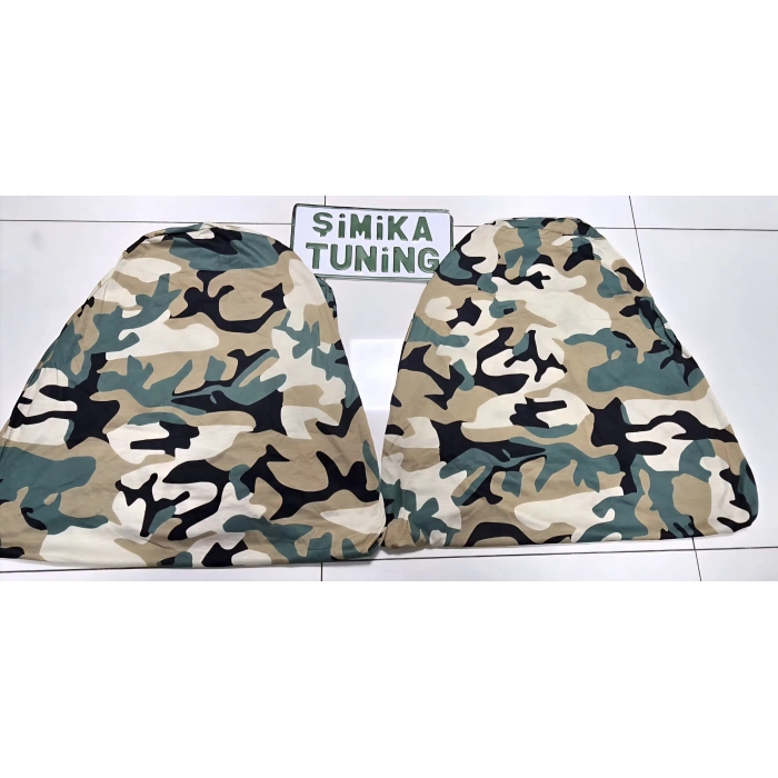 1.kalite Penye Otomobil kamuflaj servis kılıfı ön 2 kılıf(arka yoktur)