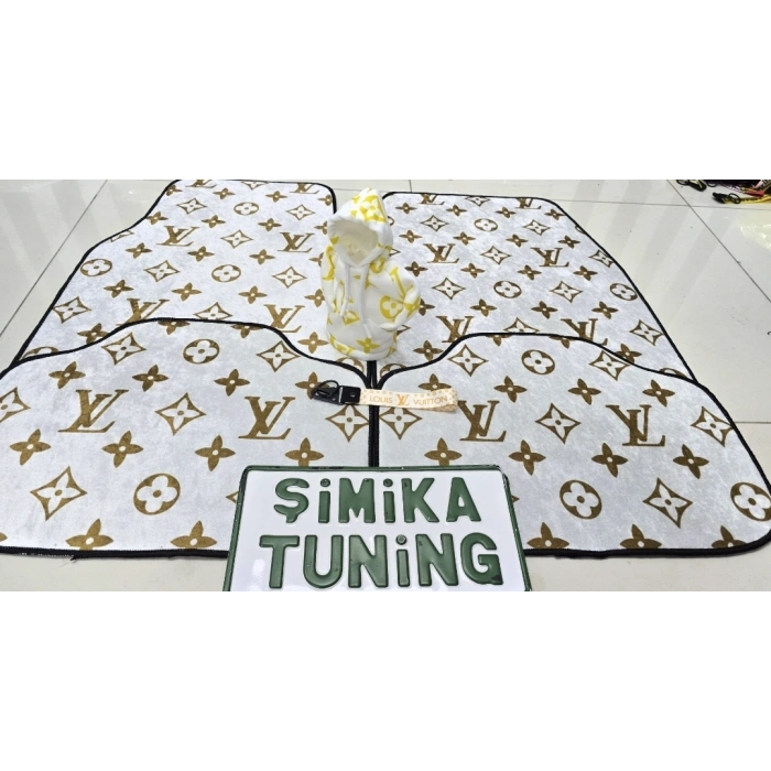 XL LV DESEN DEKOR HALI PASPAS VE VİTES POLARI HOODİE ARAÇ VİTES TOPUZU KILIFI(KANCALI KUMAŞ ANAHTARLIK HEDİYELİ)