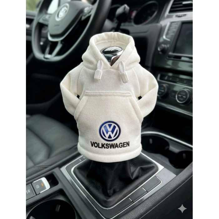 Volkswagen Beyaz Vites Poları Otomobil Vites Topuzu kılıfı