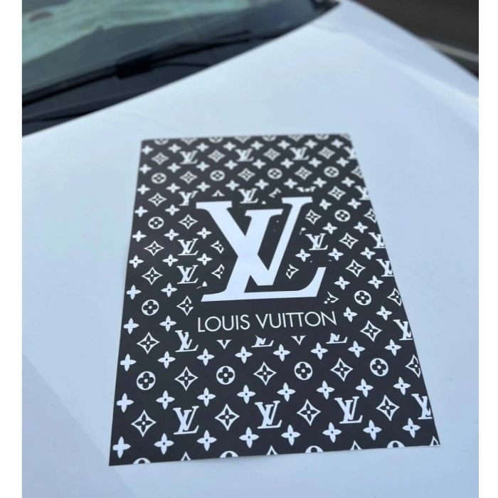 LV SİYAH BEYAZ DESENLİ OTO PASPAS KAĞIDI 10LU PAKET 1.KALİTE SUYA DAYANIKLI LATEKS