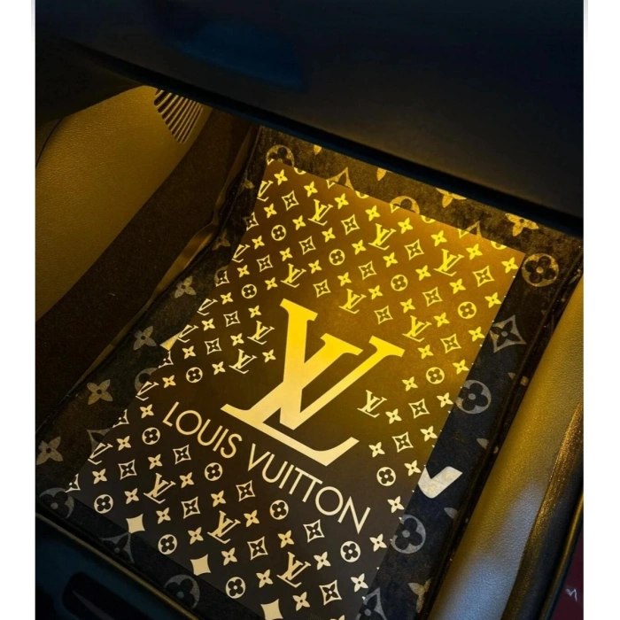 LV SİYAH BEYAZ DESENLİ OTO PASPAS KAĞIDI 10LU PAKET 1.KALİTE SUYA DAYANIKLI LATEKS