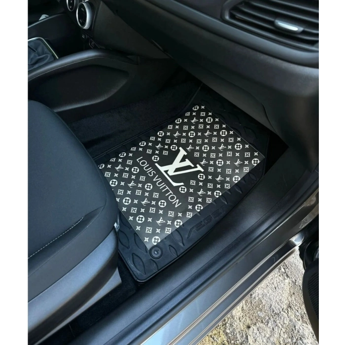 LV SİYAH BEYAZ DESENLİ OTO PASPAS KAĞIDI 10LU PAKET 1.KALİTE SUYA DAYANIKLI LATEKS