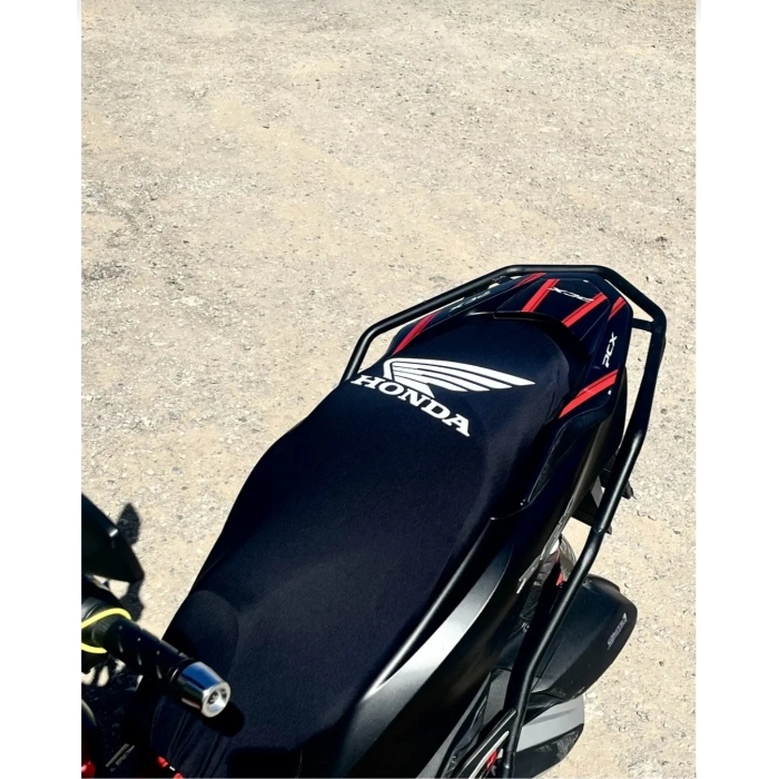 HONDA SİYAH PENYE MOTORSİKLET SELE KILIFI 1.KALİTE LİKRALİ PENYE YIKANABİLİR