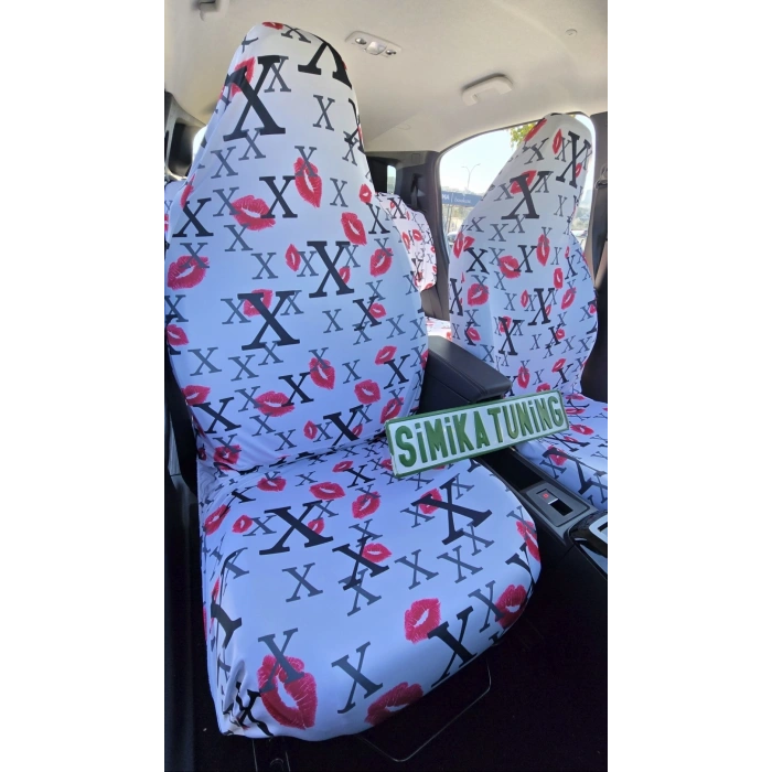 XL ÖPÜCÜK LÜ 3D BASKI OTOMOBİL SERVİS KILIFI ÖN VE ARKA 4PARÇA TAKIM 1.KALİTE LİKRALİ PENYE YIKANABİLİR HER ARACA UYUMLU