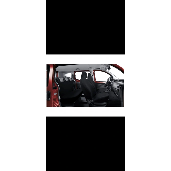 SİYAH LOGOSUZ DÜZ SERVİS KILIFI ÖN VE ARKA 4PARÇA TAKIM 1.KALİTE LİKRALİ PENYE YIKANABİLİR