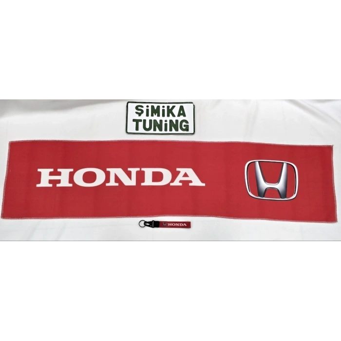 HONDA KIRMIZI OTOMOBİL TORPİDO HAVLUSU ARAÇ GÖĞÜS HALISI ÜNİVERSAL YIKANABİLİR 1.KALİTE KALIN KUMAŞ(ANAHTARLIK HEDİYELİ)