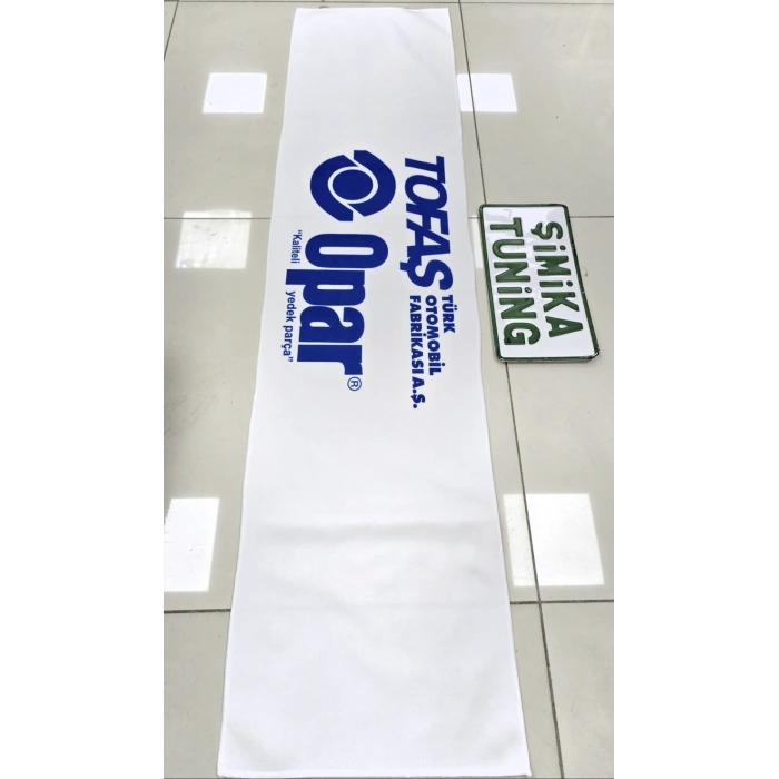 TOFAŞ BEYAZ OPAR OTOMOBİL TORPİDO HAVLUSU GÖĞÜS HALISI ÜNİVERSAL 1.KALİTE KAYMAZ (ANAHTARLIK HEDİYELİ)