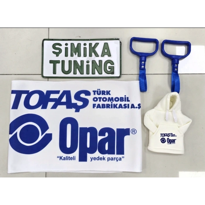 TOFAŞ OPAR OTOMOBİL TORPİDO HAVLUSU VE 2Lİ KOL TUTAMAÇI VE VİTES POLARI