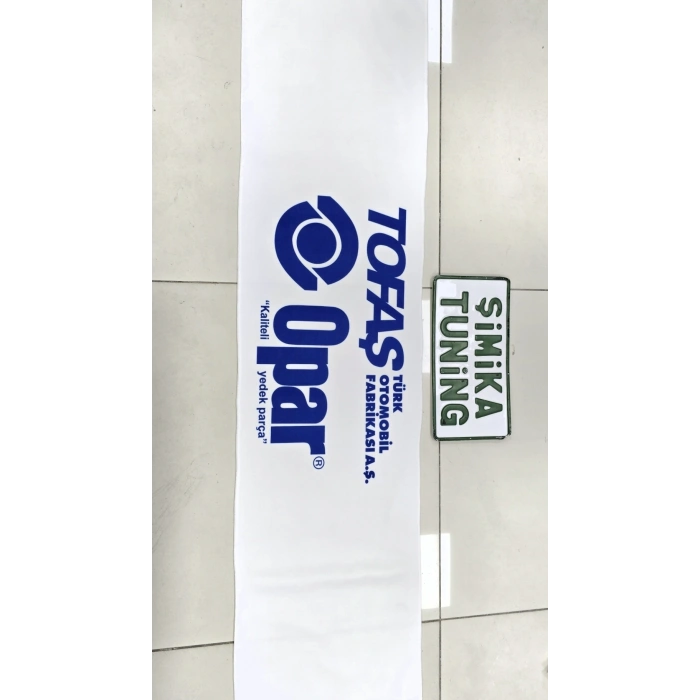 TOFAŞ BEYAZ OPAR OTOMOBİL TORPİDO HAVLUSU GÖĞÜS HALISI VE VİTES POLARI 1.KALİTE