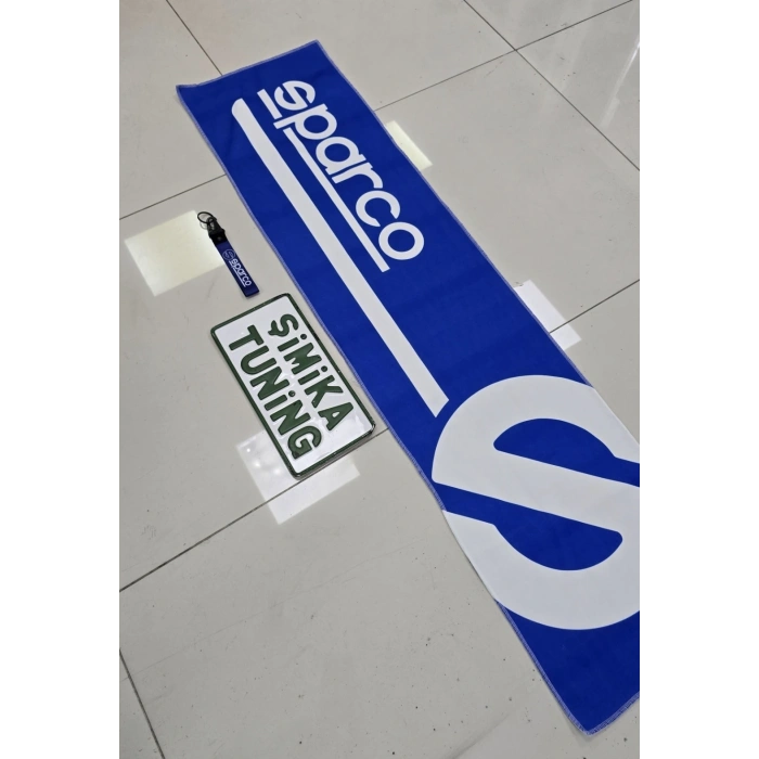 SPARCO MAVİ OTOMOBİL TORPİDO HAVLUSU GÖĞÜS HALISI ÜNİVERSAL YIKANABİLİR HER ARACA UYUMLU (ANAHTARLIK HEDİYELİ)