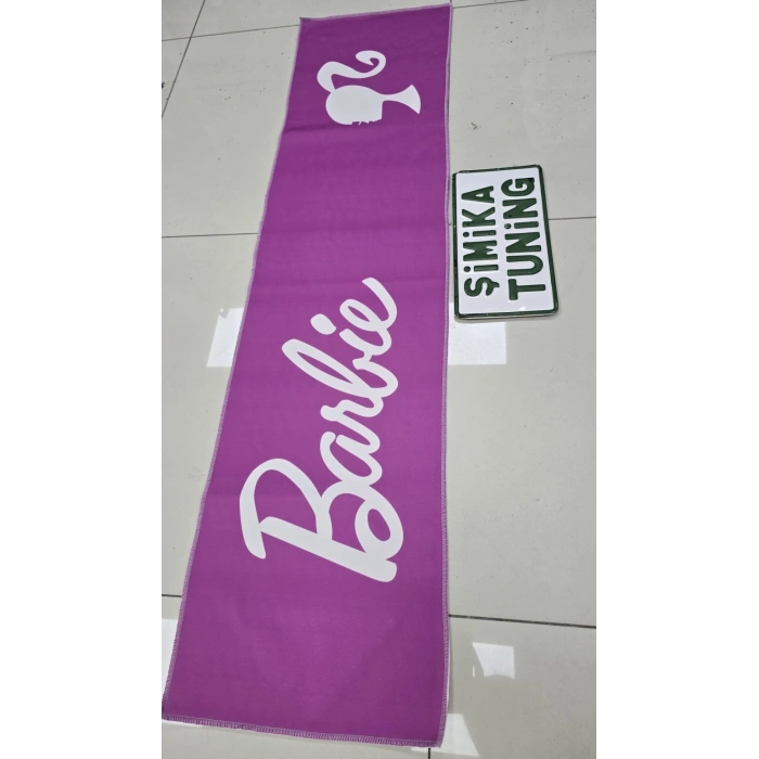 BARBİE PEMBE OTOMOBİL TORPİDO HAVLUSU GÖĞÜS HALISI ÜNİVERSAL YIKANABİLİR HER ARACA UYUMLU