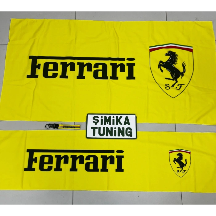 SARI TORPİDO VE SIRT HAVLUSU SETİ 2 ADET (TORPİDO 35X135 , SIRT 70 X 135) (ANAHTARLIK HEDİYE)