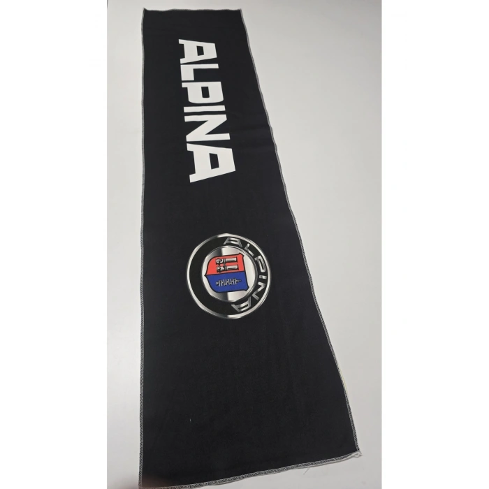 ALPİNA SİYAH TORPİDO HAVLUSU OTOMOBİL GÖĞÜS HALISI ÜNİVERSAL YIKANABİLİR HER ARACA UYUMLU