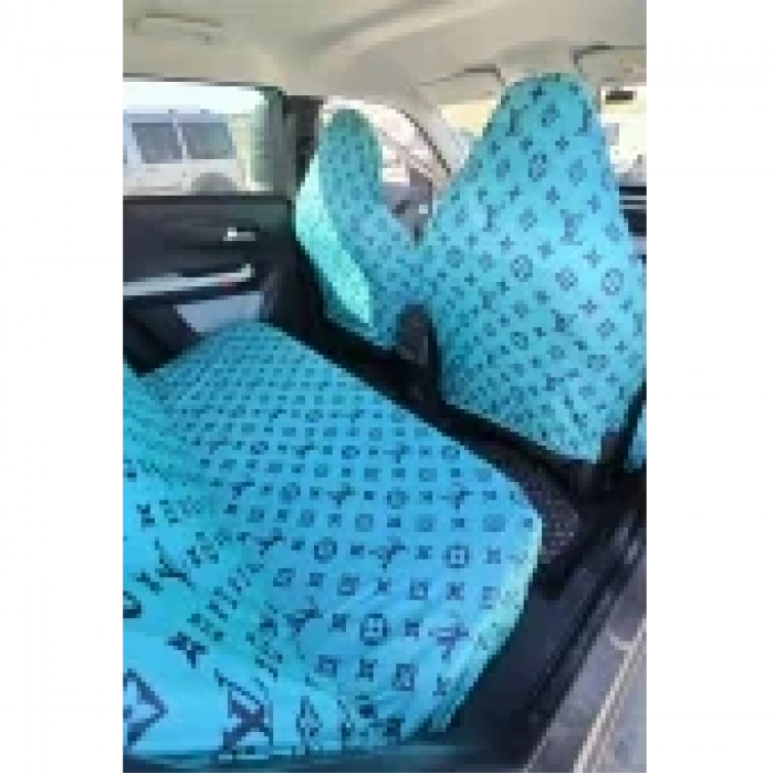 DEKOR MAVİ OTOMOBİL 3D BASKILI SERVİS KILIFI ÖN VE ARKA 4PARÇA TAKIM 1.KALİTE LİKRALİ PENYE YIKANABİLİR HER ARACA UYUMLU