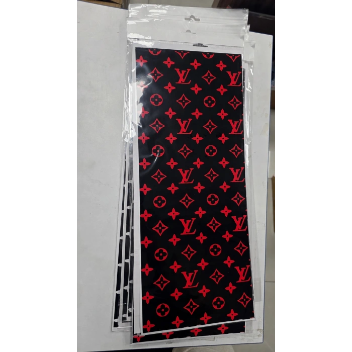 DİREK KAPLAMA 20X50 CM KALİTELİ BASKI 2 ADET PEMBE Xl LV kirmizi