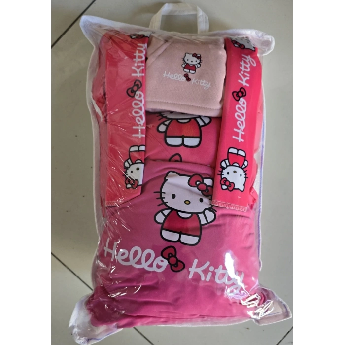 HELLOKITY SÜPER SET DÖRTLÜ SERVİS KILIFI + İKİLİ YASTIK VE KEMER KILIFI +VİTES POLARI