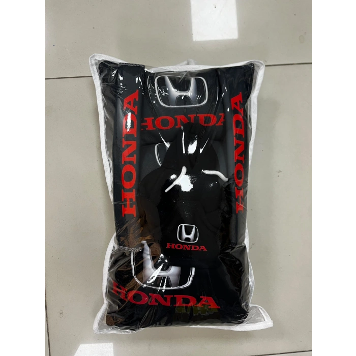 HONDA SİYAH SÜPER SET DÖRTLÜ SERVİS KILIFI + İKİLİ YASTIK VE KEMER KILIFI