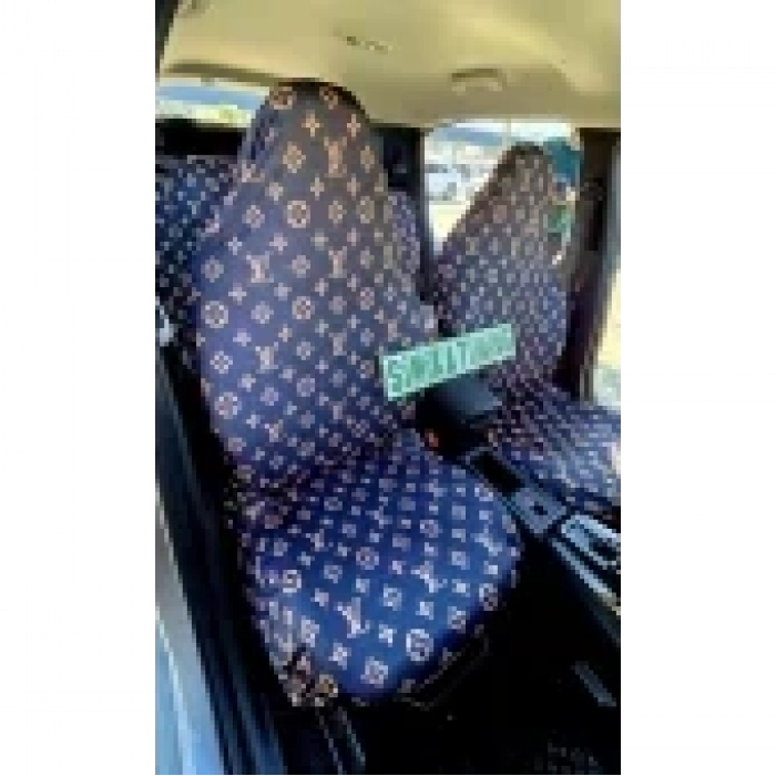 KAHVERENGİ YAZILI XL SİYAH 3D BASKI OTOMOBİL SERVİS KILIFI ÖN VE ARKA 4PARÇA TAKIM 1.KALİTE LİKRALİ PENYE YIKANABİLİR HER ARACA UYUMLU