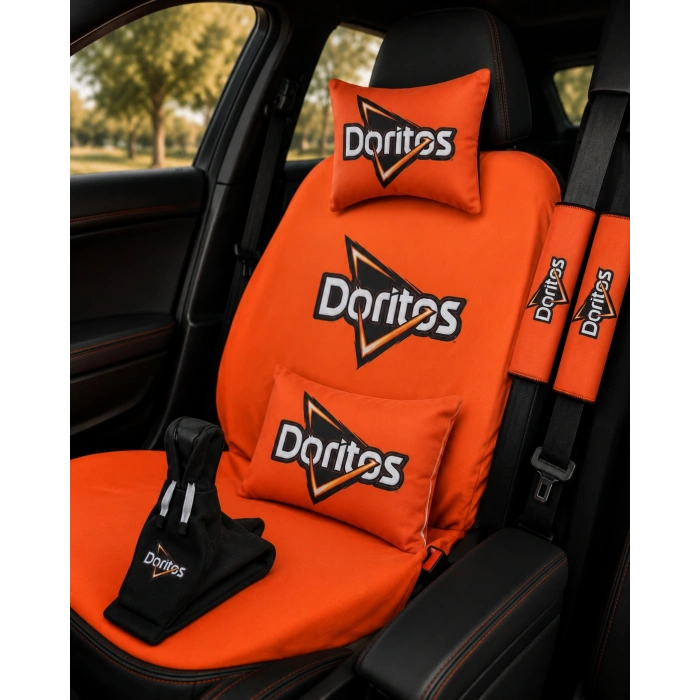 DORITOS SÜPER SET DÖRTLÜ SERVİS KILIFI + İKİLİ YASTIK VE KEMER KILIFI +VİTES POLARI
