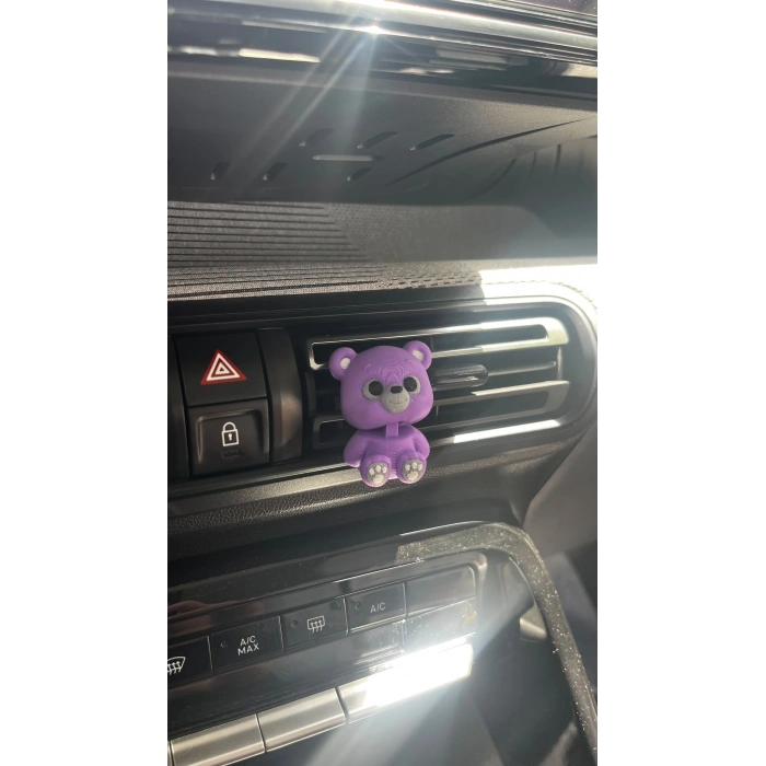 MOR AYICIK OTOMOBİL TORPİDO SÜSÜ 3D