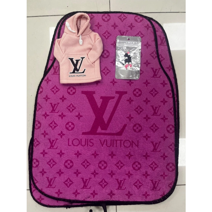 PEMBE LV DEKOR HALI PASPAS , PEMBE LV VİTES POLARI , RUJ DÖRTLÜ SİBOP KAPAĞI