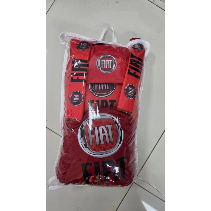 FIAT SÜPER SET DÖRTLÜ SERVİS KILIFI + İKİLİ YASTIK VE KEMER KILIFI +VİTES POLARI