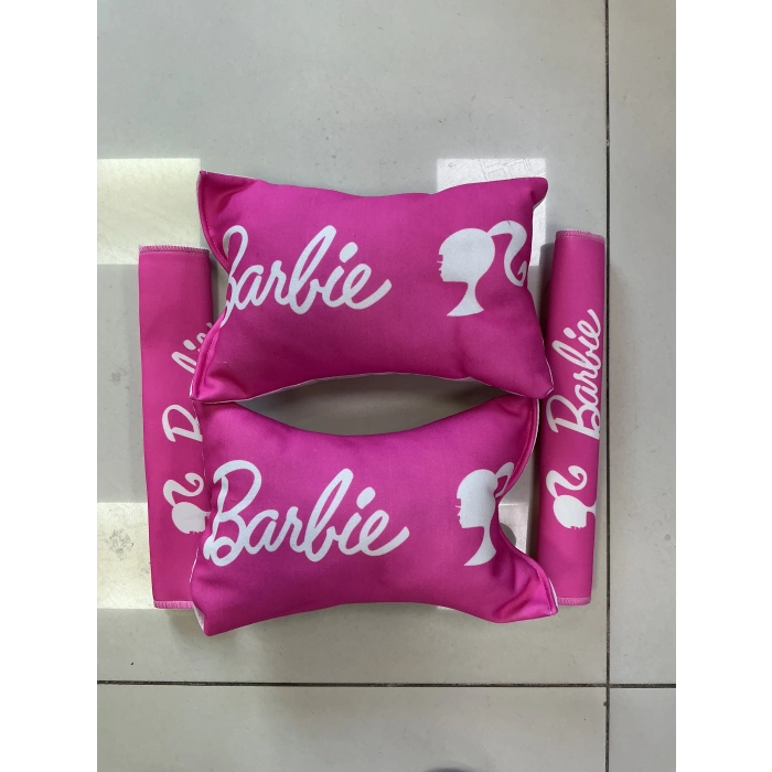 BARBİE İKİLİ YASTIK VE KEMER KILIFI SETİ