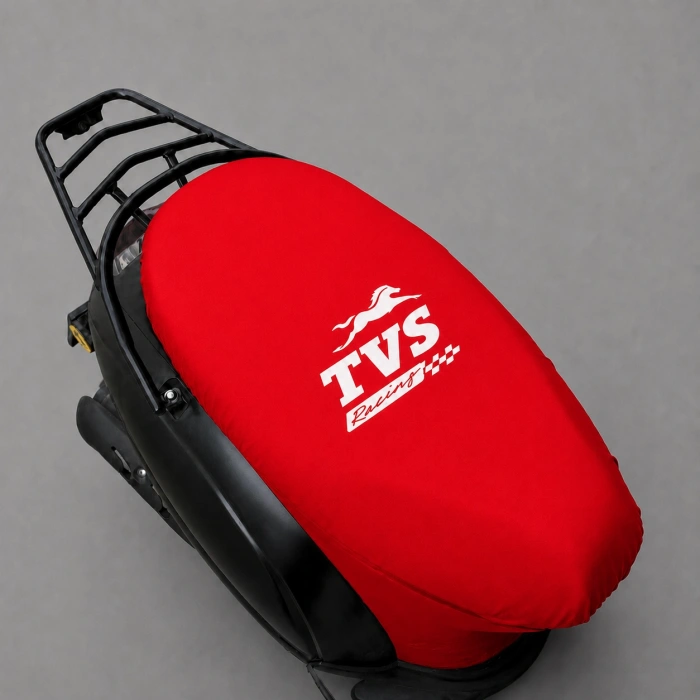 TVS KIRMIZI PENYE MOTORSİKLET SELE KILIFI 1.KALİTE LİKRALİ PENYE YIKANABİLİR