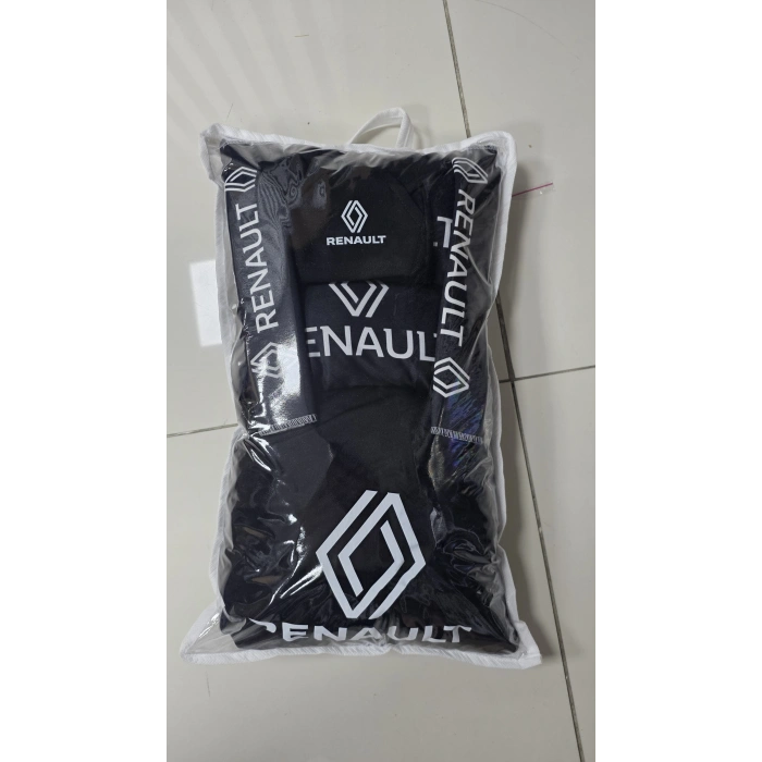 RENAULT SÜPER SET DÖRTLÜ SERVİS KILIFI + İKİLİ YASTIK VE KEMER KILIFI +VİTES POLARI