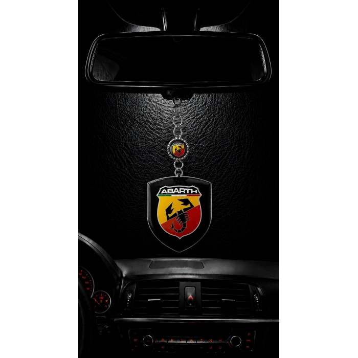 ABARTH Zincirli Ayna Süsü – Şık Tasarım, Dayanıklı Zincir
