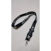 Kupon Siyah Kumaş Anahtarlık, Boyun Askı İpi Kancalı