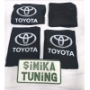 TOYOTA SİYAH OTO PENYE LİKRALI SERVİS KILIFI ÖN ARKA KILIF 4 PARÇA(ARKA 2 PARCA LOGOLU) ESNEK LİKRALI HER ARACA UYGUN YIKANABİLİR KILIF