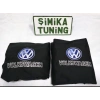 VOLKSWAGEN SİYAH OTO ÖN ARKA SERVİS KILIF 4 PARÇA (ARKA 2PARCA LOGOLU)LİKRALI ESNEK TÜM ARAÇ MODELLERİNE UYUMLU