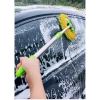 Çok Fonksiyonlu 2 In 1 Mikrofiber Araç Yıkama Fırçası Teleskopik uzun saplı Mop