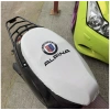 ALPİNA BEYAZ PENYE MOTORSİKLET SELE KILIFI 1.KALİTE LİKRALİ PENYE YIKANABİLİR