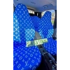 LV DESEN XL MAVİ 3D BASKI OTOMOBİL SERVİS KILIFI ÖN VE ARKA 4PARÇA TAKIM 1.KALİTE LİKRALİ PENYE YIKANABİLİR HER ARACA UYUMLU