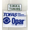 TOFAŞ BEYAZ OPAR OTOMOBİL TORPİDO HAVLUSU GÖĞÜS HALISI VE VİTES POLARI 1.KALİTE