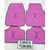 LV PEMBE KAYMAZ TABAN DEKORATİF OTO HALI PASPAS ÜNİVERSAL YIKANABİLİR HER ARACA UYUMLU