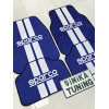 SPARCO MAVİ DEKOR OTO HALI PASPAS ÜNİVERSAL YIKANABİLİR HER ARACA UYUMLU