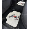 BUGS BUNNY DESENLİ KAYMAZ TABAN DEKORATİF OTO HALI PASPAS ÜNİVERSAL YIKANABİLİR HER ARACA UYUMLU (KANCALI KUMAŞ ANAHTARLIK HEDİYELİ)
