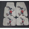 BUGS BUNNY DESENLİ KAYMAZ TABAN DEKORATİF OTO HALI PASPAS ÜNİVERSAL YIKANABİLİR HER ARACA UYUMLU (KANCALI KUMAŞ ANAHTARLIK HEDİYELİ)