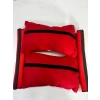 SPARCO KIRMIZI İKİLİ YASTIK VE KEMER KILIFI SETİ