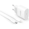APRİCOT TYPE-C VE LİGHTNİNG UÇLU ŞARJ KABLOSU VE ADAPTÖRÜ 20W