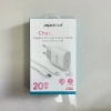 APRİCOT TYPE-C VE LİGHTNİNG UÇLU ŞARJ KABLOSU VE ADAPTÖRÜ 20W