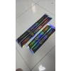 FERRARI Araç Kapı Eşiği Sticker 4 Parça Set – Hologram Karbon Desen 2 Ön 2 Arka – 50 cm / 35 cm